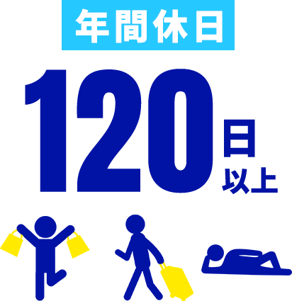 年間休日120日以上